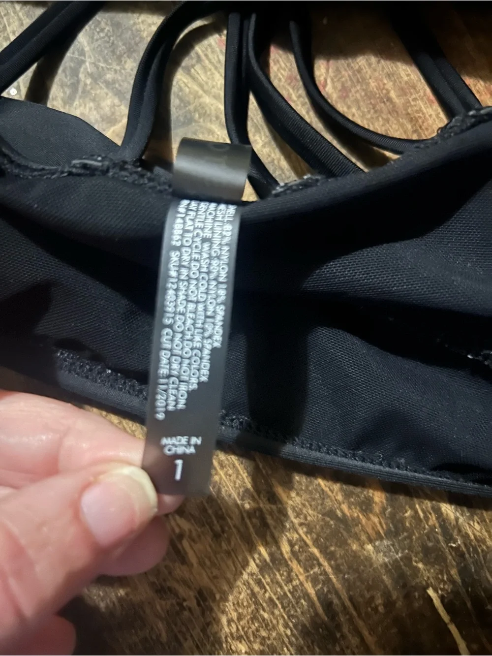 Torrid  Size 1 Back Sports Bra With Padding And Strappy Back - Picture 4 of 4